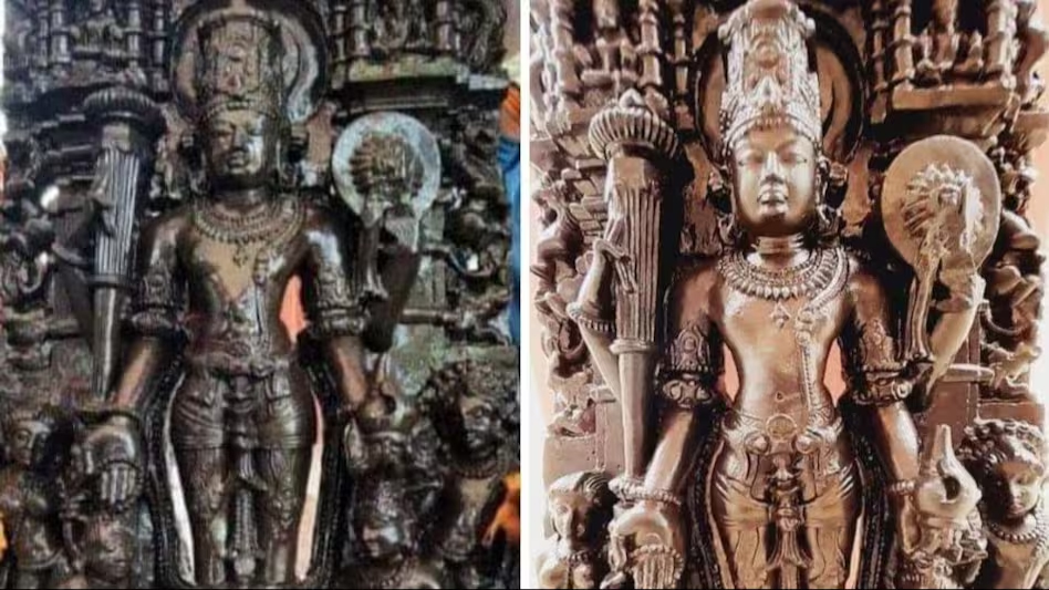 हरियाणा – बाघनकी गांव में खुदाई के दौरान 400 वर्ष पुरानी धातु की तीन मूर्तियां मिलीं